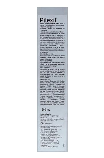 PILEXIL SHAMPOO DANDRUFF ANTI-DANDRUFF OILY HAIR 300ML