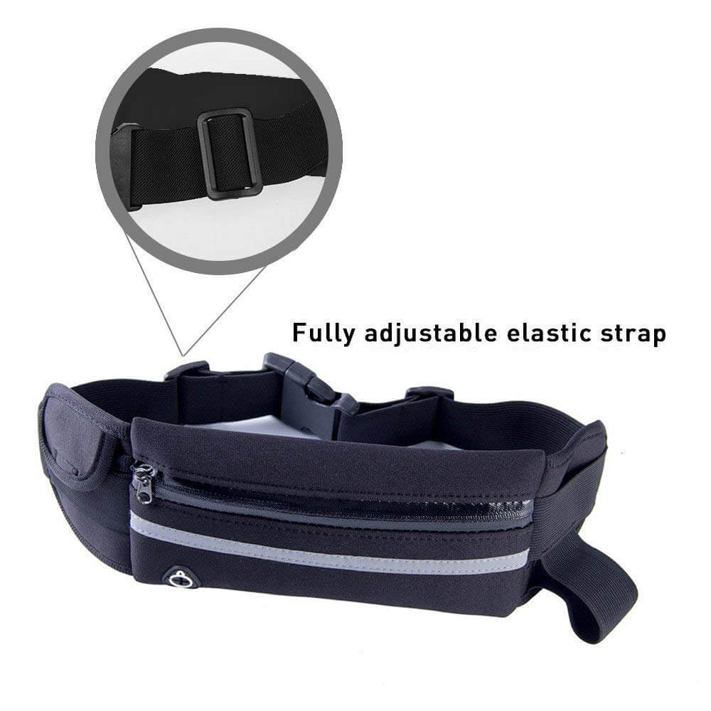 Velocity Water Resistant Sports Running Belt and Fitness Waist Pack